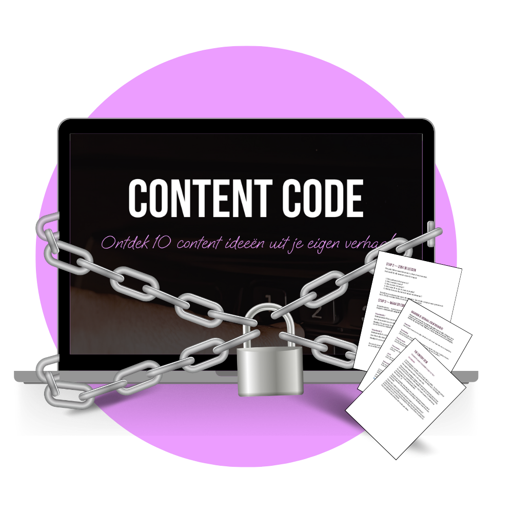 Content Code mockup